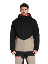 Ziener Winter Ski Jacket Tobin-Z (waterproof, windproof, warm) 2025 black/sand men's